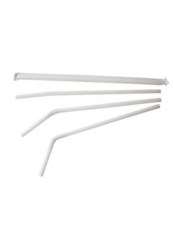 Berkley Square® Individually Wrapped Flexible Straws, 400/Pk